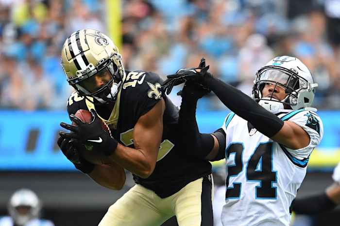 New Orleans Saints wide receiver Chris Olave